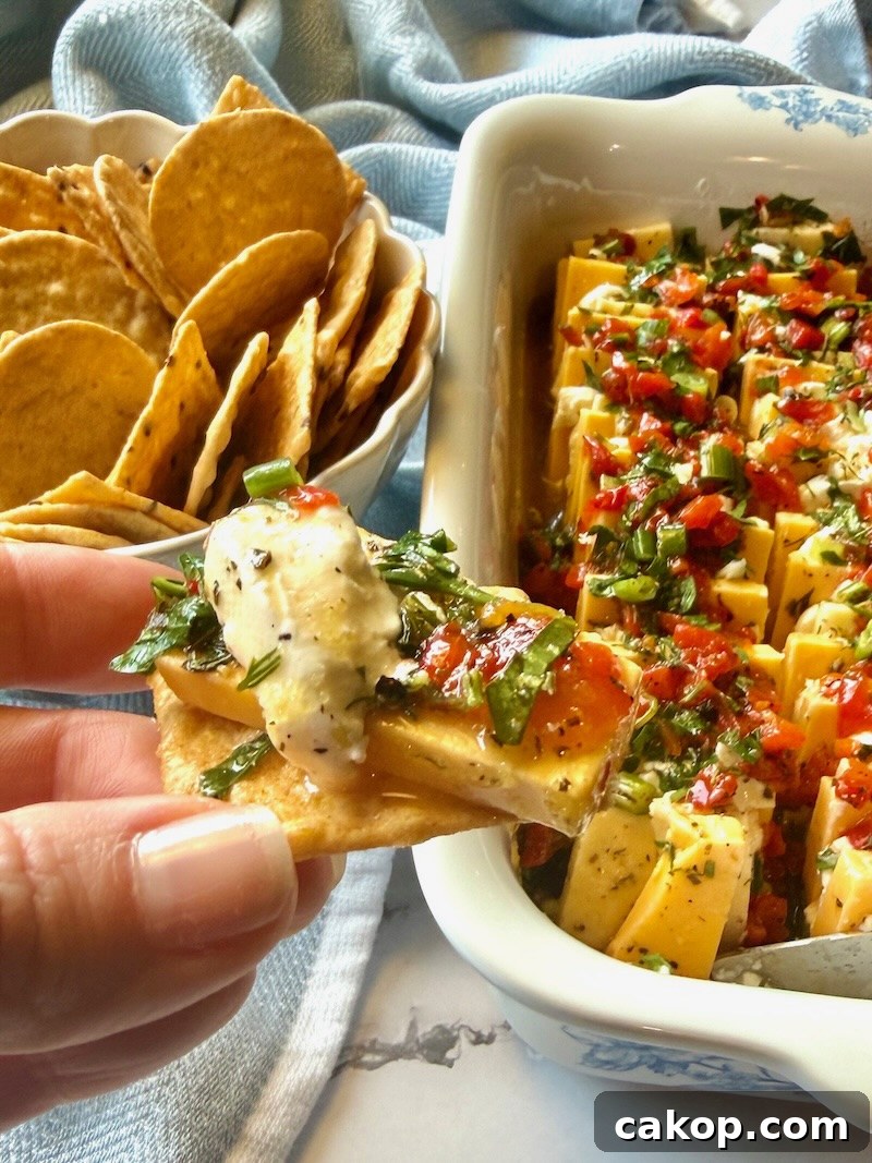Mediterranean Marinated Cheese Bites for Party Appetizers 11 img 18490 10