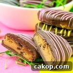 Easter Peanut Butter Chocolate Chip Eggs - Featured Image