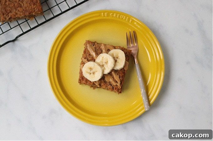 Peanut Butter & Banana Breakfast Bars