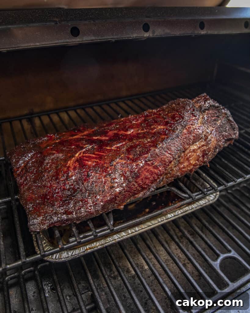 Smoking a 15 pound brisket 