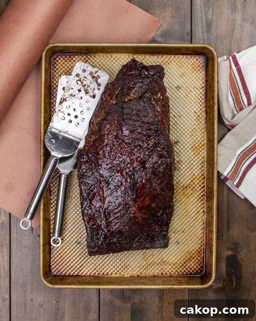 Smoked 15 pound brisket 