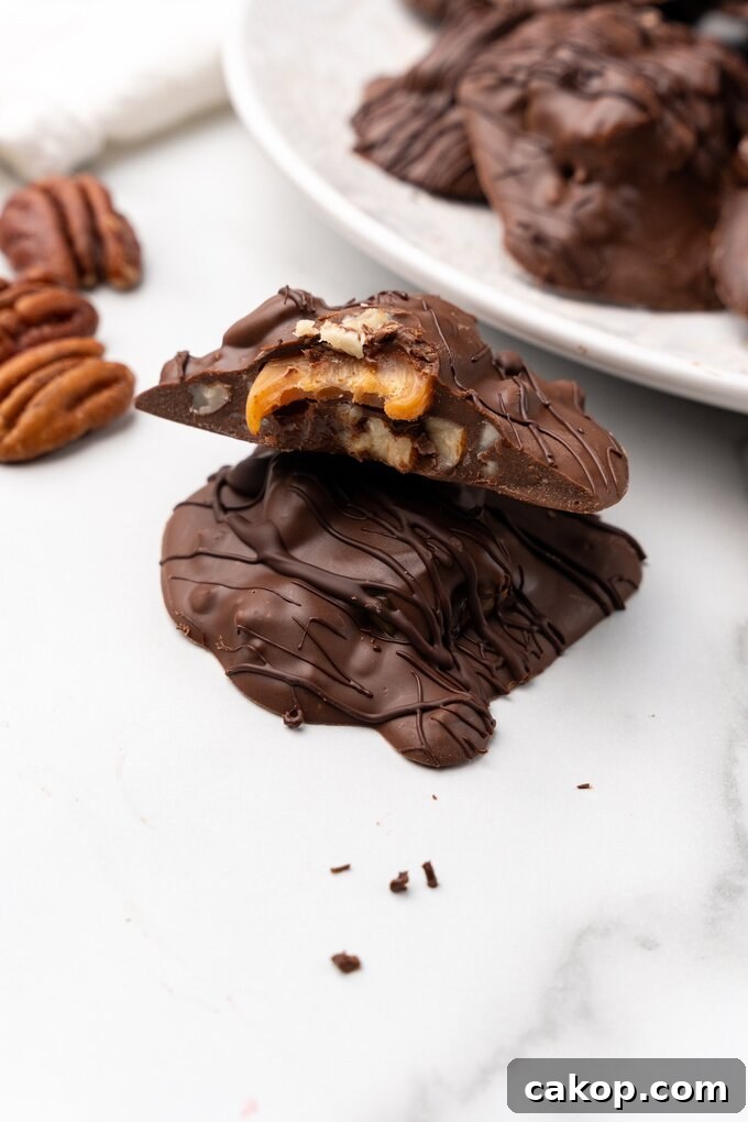 Crock Pot Turtle Candy Recipe: Gooey Pecan Caramel Treats 8 img 20335 14