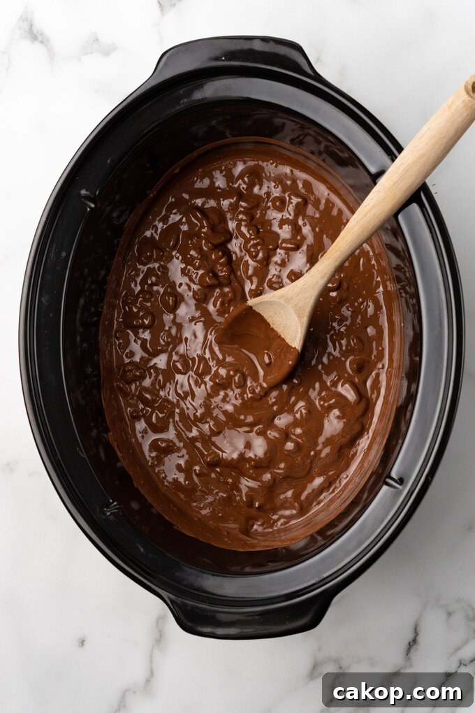 Crock Pot Turtle Candy Recipe: Gooey Pecan Caramel Treats 12 img 20335 22
