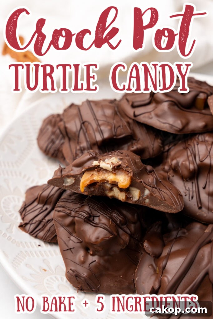 Crock Pot Turtle Candy Recipe: Gooey Pecan Caramel Treats 16 img 20335 30
