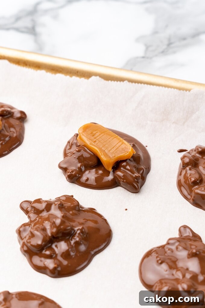 Crock Pot Turtle Candy Recipe: Gooey Pecan Caramel Treats 5 img 20335 8