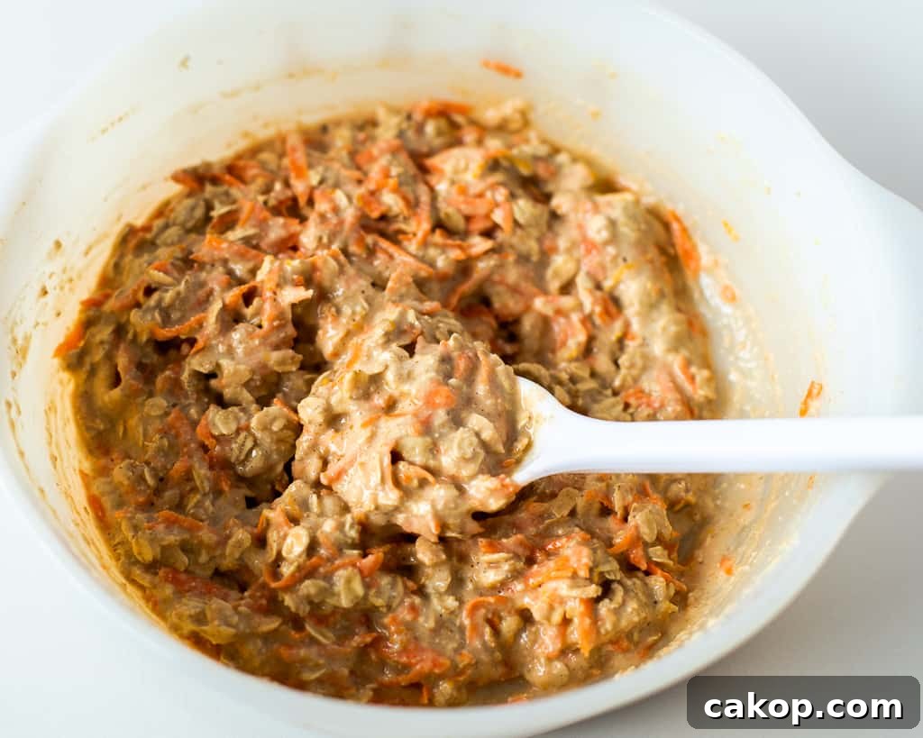 Healthy Orange Carrot Oatmeal Muffins
