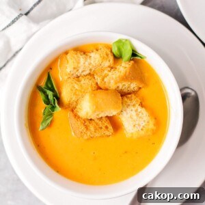 Roasted tomato soup