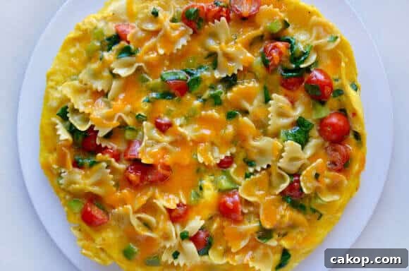 Leftover Pasta Frittata Recipe