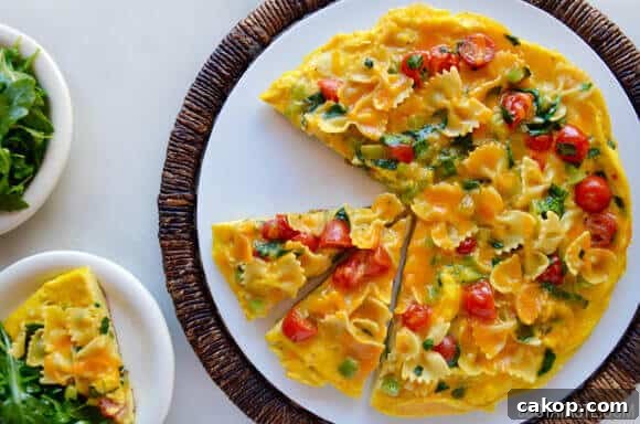 Leftover Pasta Frittata Recipe
