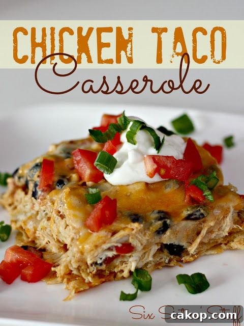 Chicken Taco Casserole