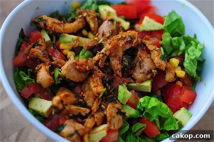 Fiesta Chipotle Chicken Salad
