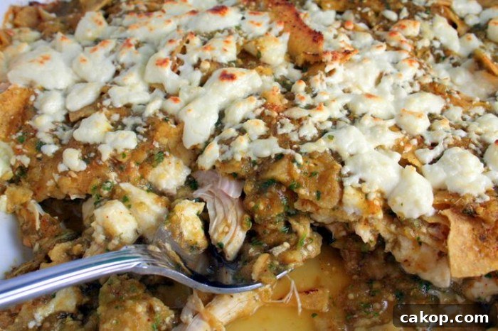 Green Chicken Chilaquiles