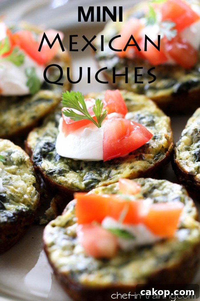 Mini Mexican Quiches