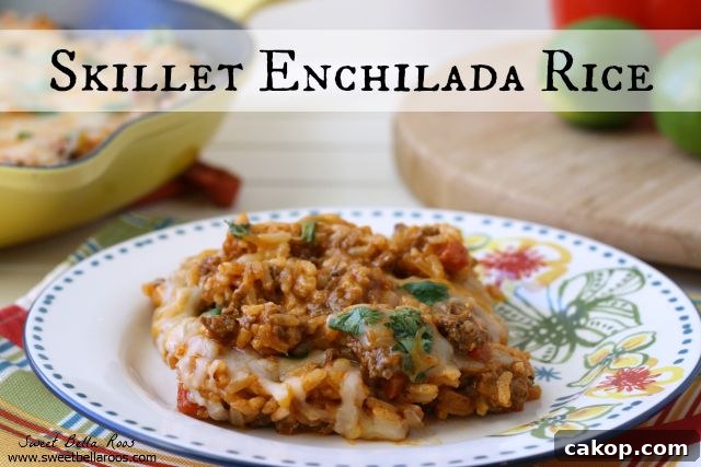 Skillet Enchilada Rice
