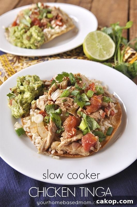 Slow Cooker Chicken Tinga