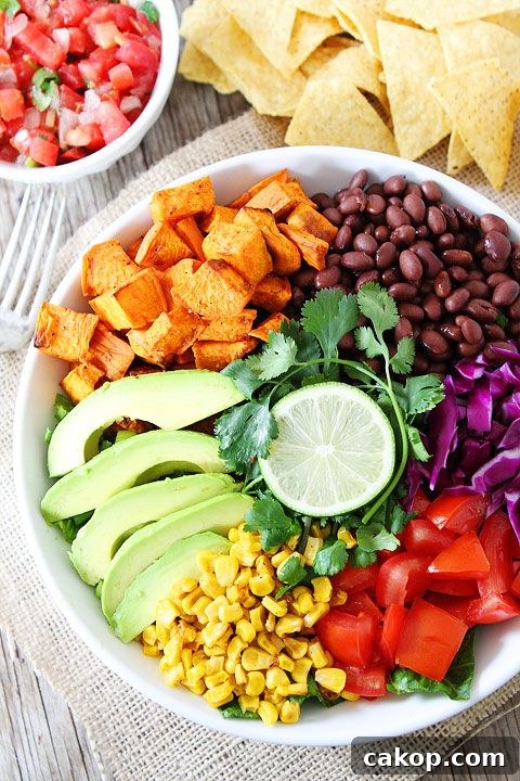 Sweet Potato and Black Bean Mexican Salad