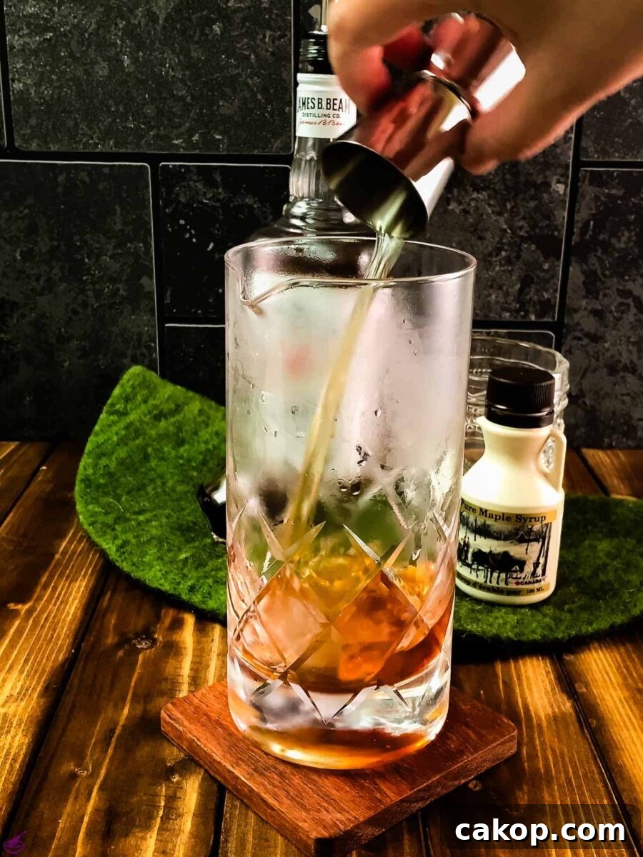 Add bourbon.