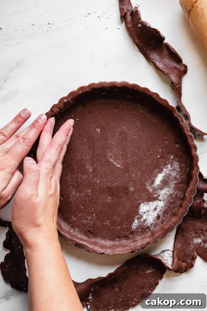 Chocolate Pâte Sucrée: Rich Sweet Tart Crust Recipe 12 img 2746 11