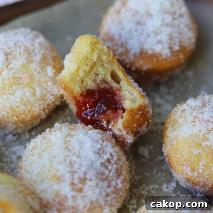 gluten free jam doughnuts baked