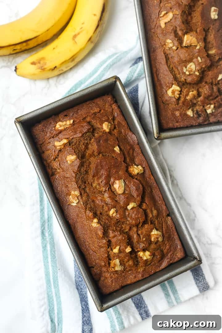 Healthy Banana Nut Bread! Less than 200 calories per slice and it's perfectly moist. img 2861 1