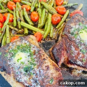 Blackstone Ribeye with Sautéed Garlic Green Beans 19 Blackstone Steak and Green Beans