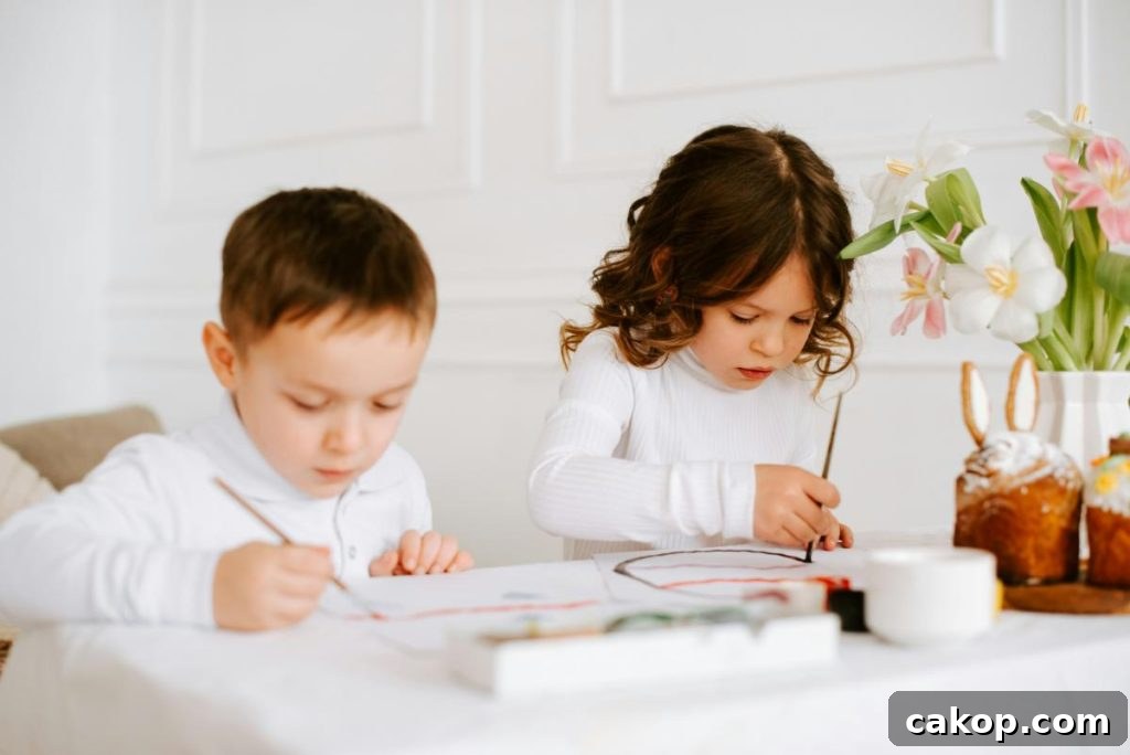15 Fun Hobbies to Do With Your Kids for Quality Family Time 3 a young boy and girl painting