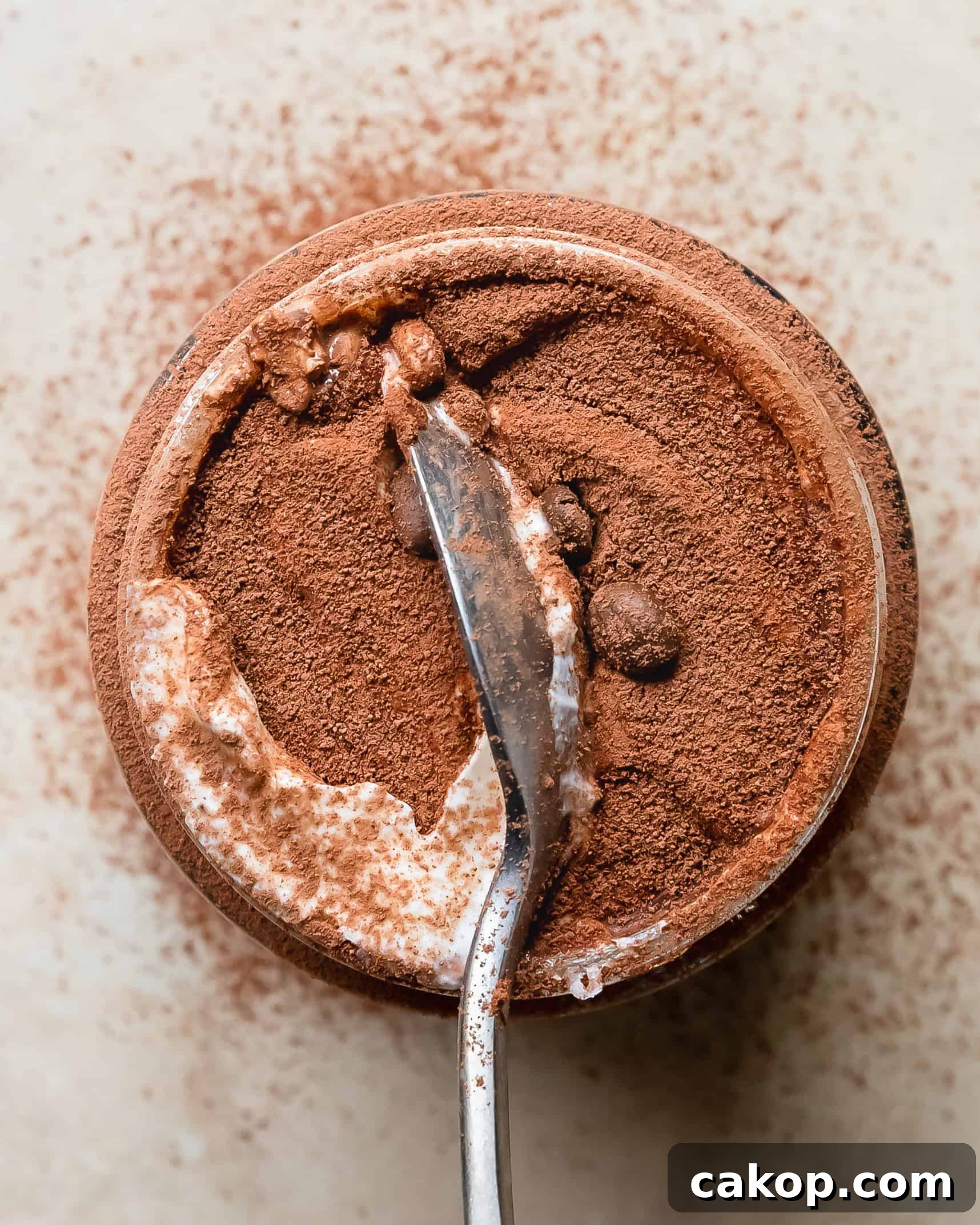 Tiramisu overnight oats are an easy, simple and healthy breakfast made with layers of chocolate espresso soaked oats and creamy sweetened vanilla yogurt.