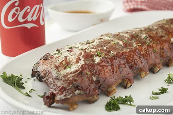 Rack of Coca Cola ribs