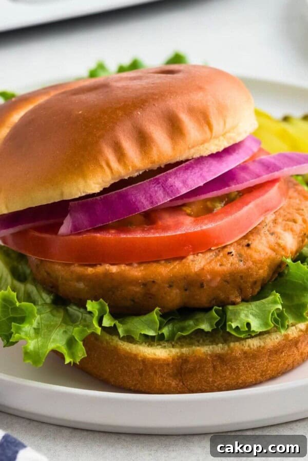 Crispy Air Fryer Teriyaki Salmon Bites Recipe 15 Salmon burger