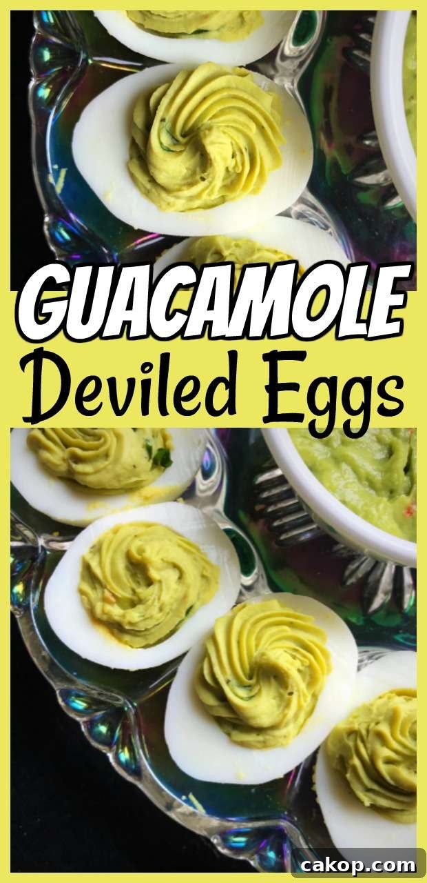 Guacamole-Stuffed Deviled Eggs Recipe for Parties 3 Guacamole Deviled Eggs #eggs #guacamole #deviled #deviledeggs #recipe