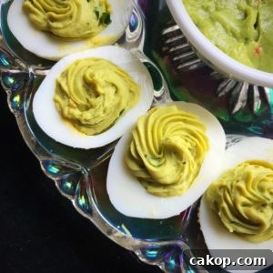 Guacamole-Stuffed Deviled Eggs Recipe for Parties 4 img 371 6