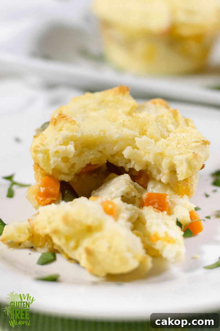 Gluten-Free Chicken Pot Pie Muffins: Savory Mini Comfort Pies 2 Easy Gluten Free Chicken Pot Pie Muffins