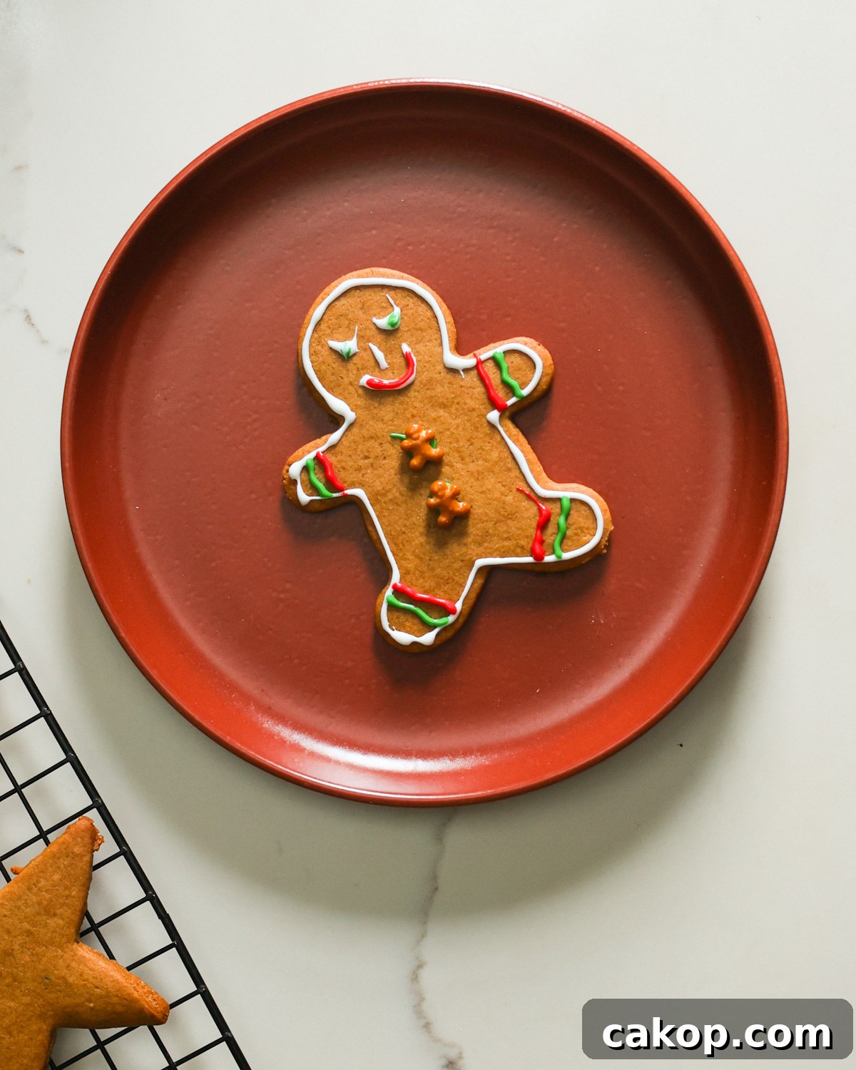 overhead gingerbread man