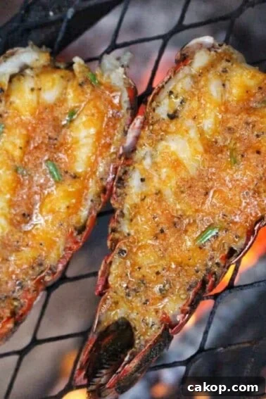 delicious sriracha butter lobster tails