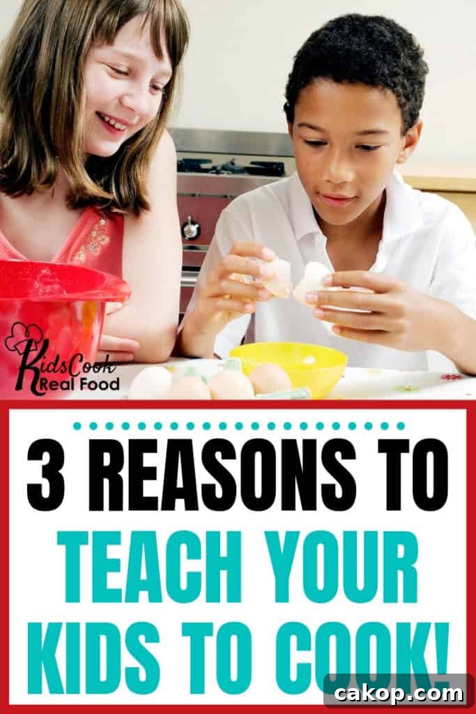 3 reasons to teach your kids to cook