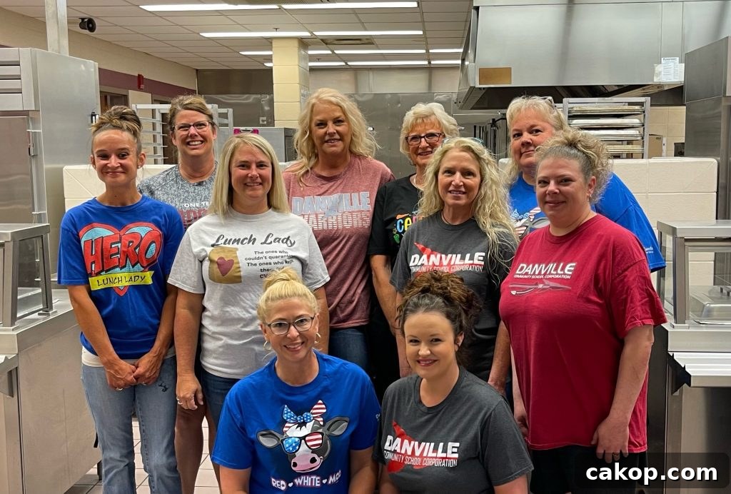 The child nutrition team at Danville Community Schools.