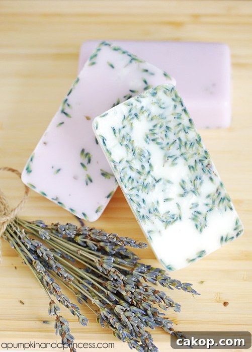 Homemade Lavender Soap