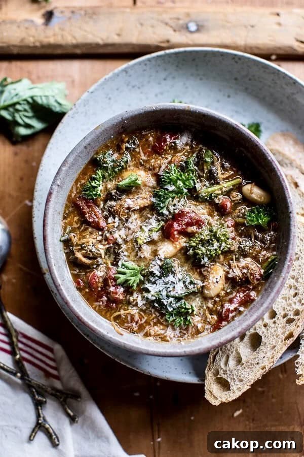 25 Comforting Winter Stews to Warm You Up 4 Italian Chicken and Broccoli Rabe Chili