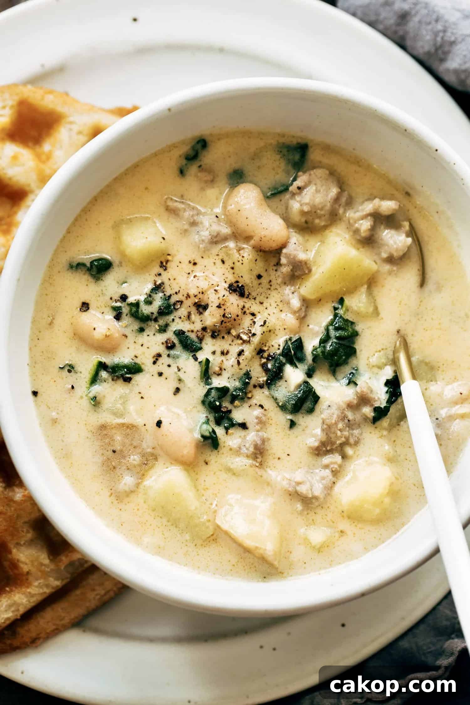 25 Comforting Winter Stews to Warm You Up 10 Sausage Kale White Bean Soup