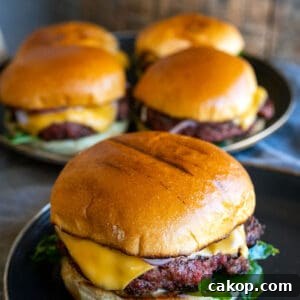 Reverse-Sear Smoked and Grilled Burgers for Juicy Results 3 Reverse Sear Burger.