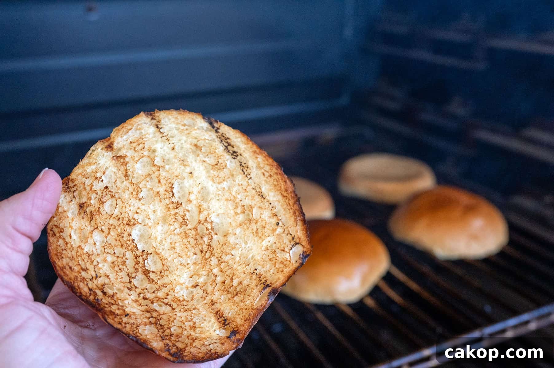 Reverse-Sear Smoked and Grilled Burgers for Juicy Results 9 grill toasted brioche buns.