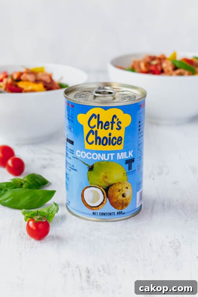 Chef’s Choice coconut milk makes for the creamiest cheese grits and polenta