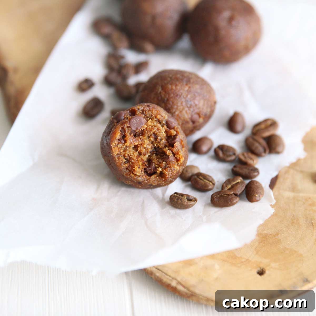 Protein Coffee Bean Cookies — Vegan High-Protein Snack Recipe 13 collagen coffee protein balls