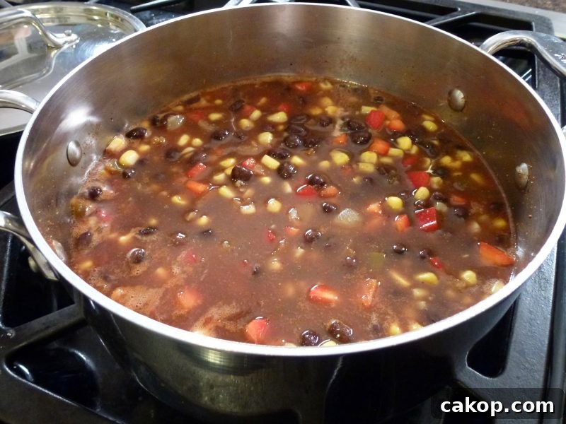 Quick Black Bean Soup for Busy Weeknights 2 Last-Minute Black Bean Soup via LizsHealthyTable.com #pulses #beans #soup