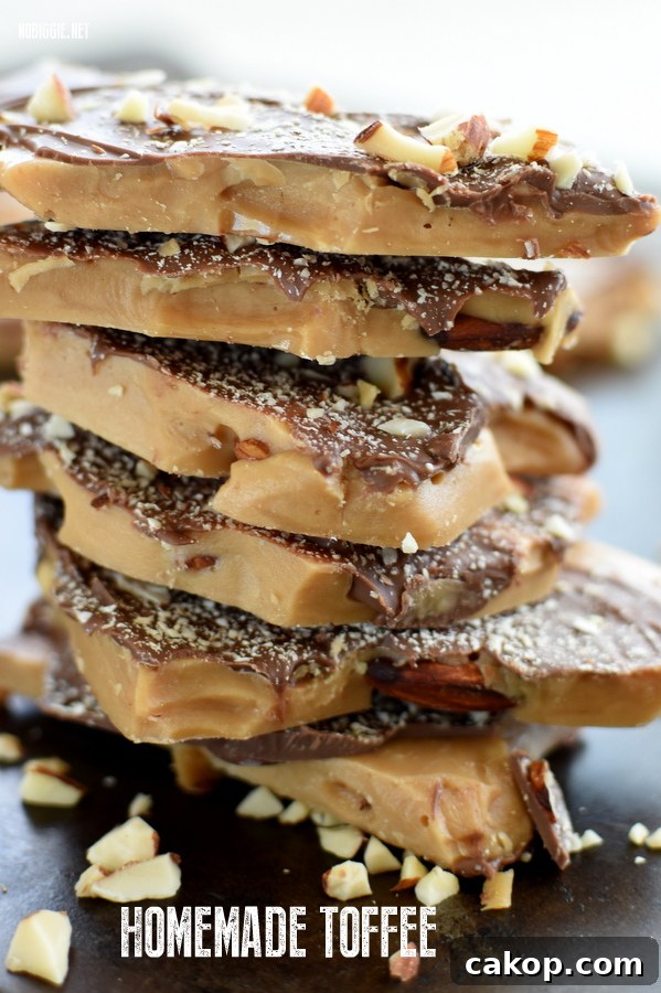 homemade candy toffee