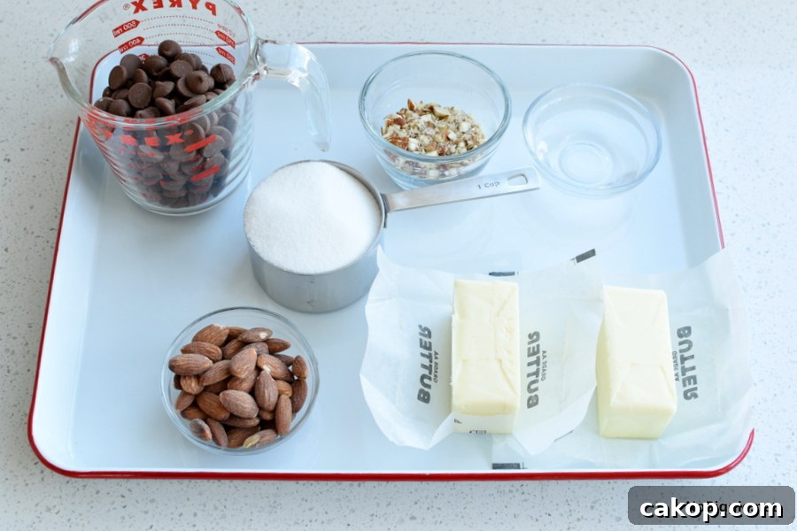 toffee candy ingredients
