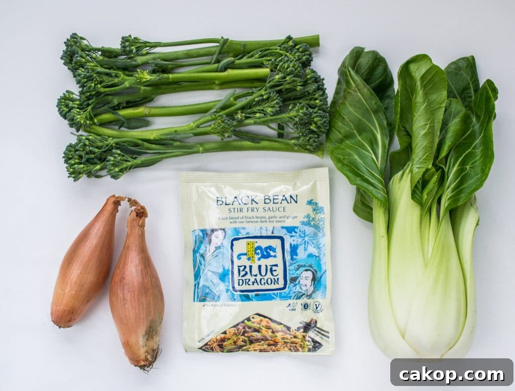 Black Bean Tenderstem - Ingredients