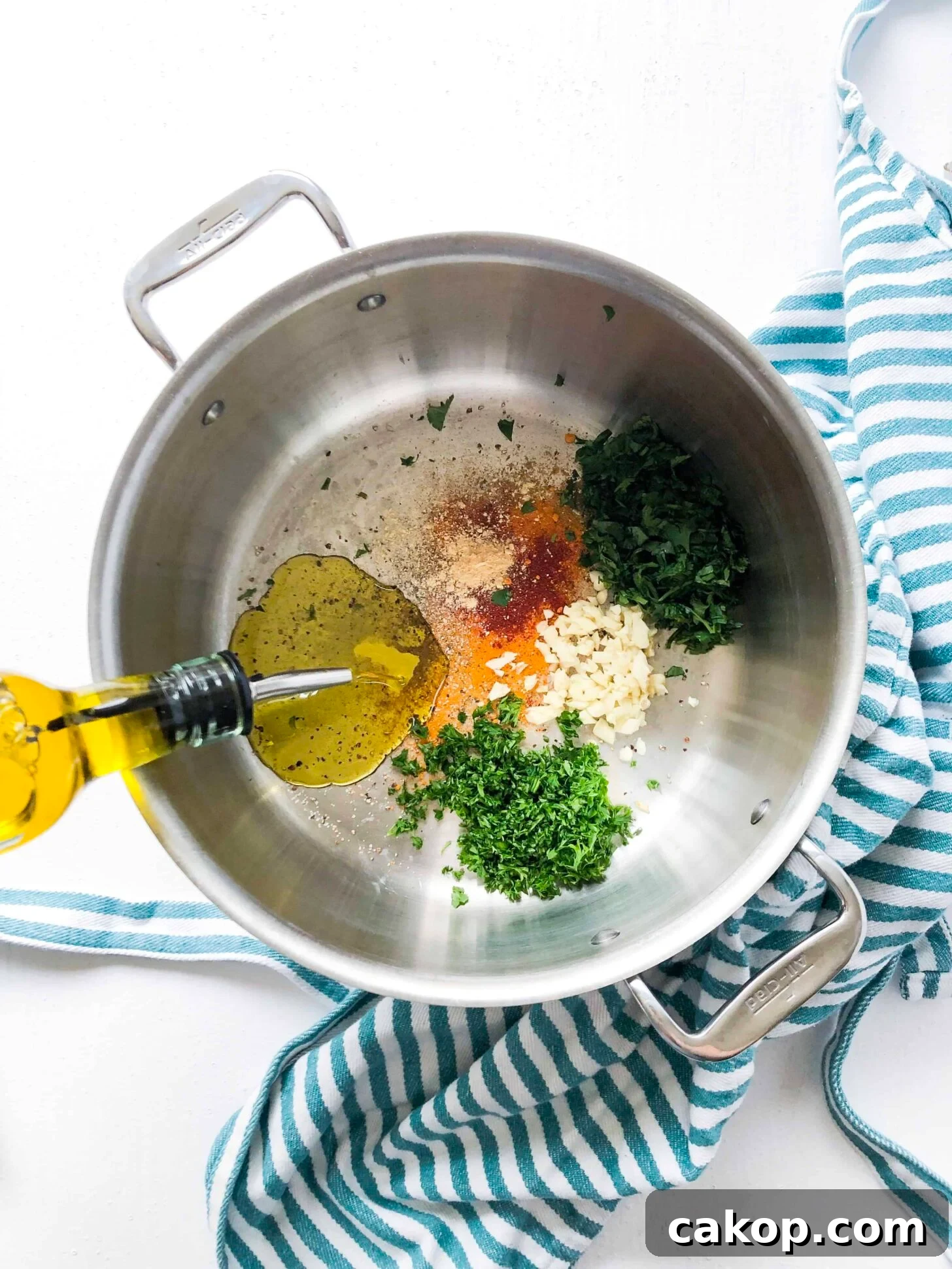 A Moroccan marinade in a pot
