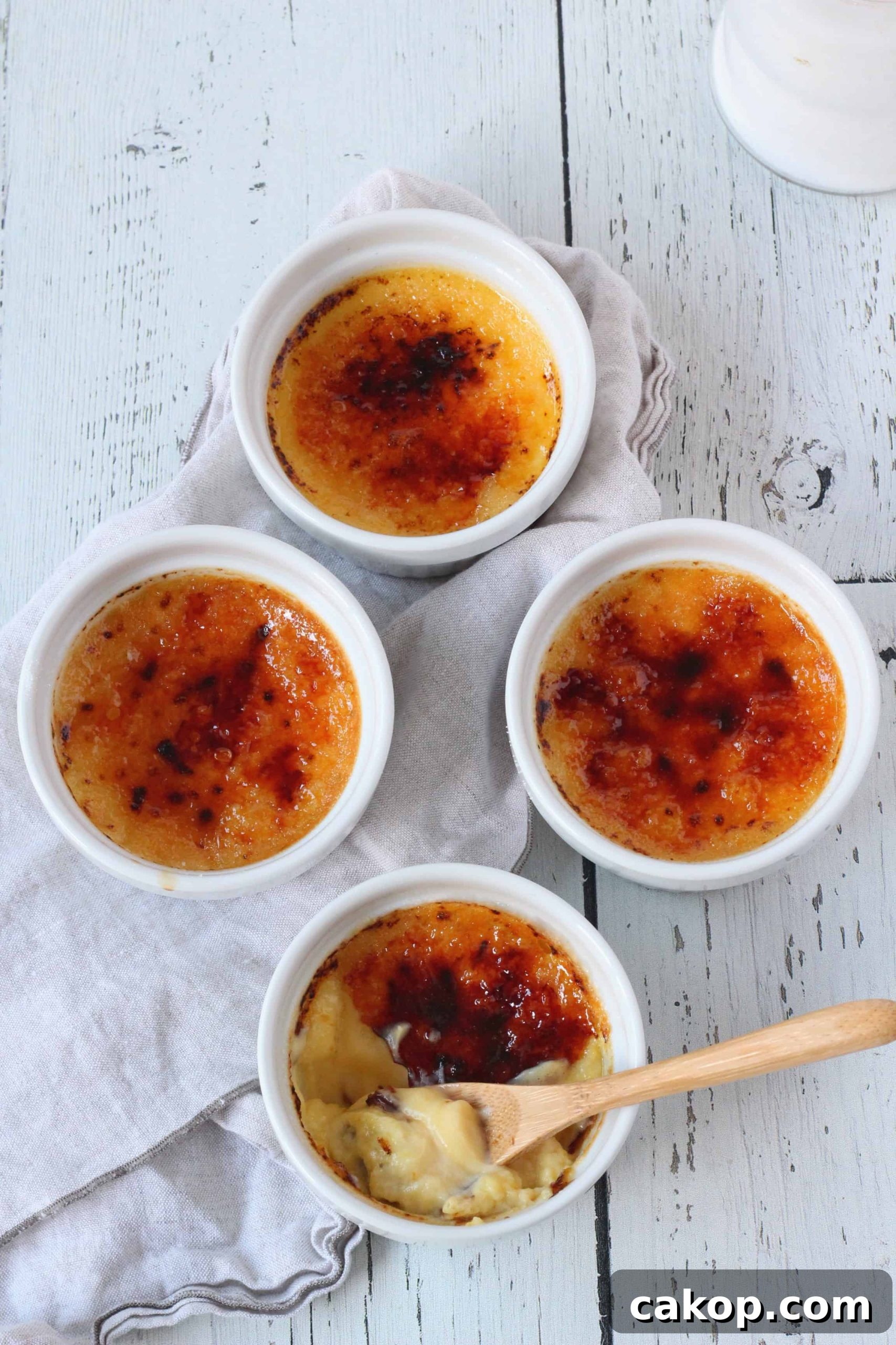 Crème Brûlée caramelized top
