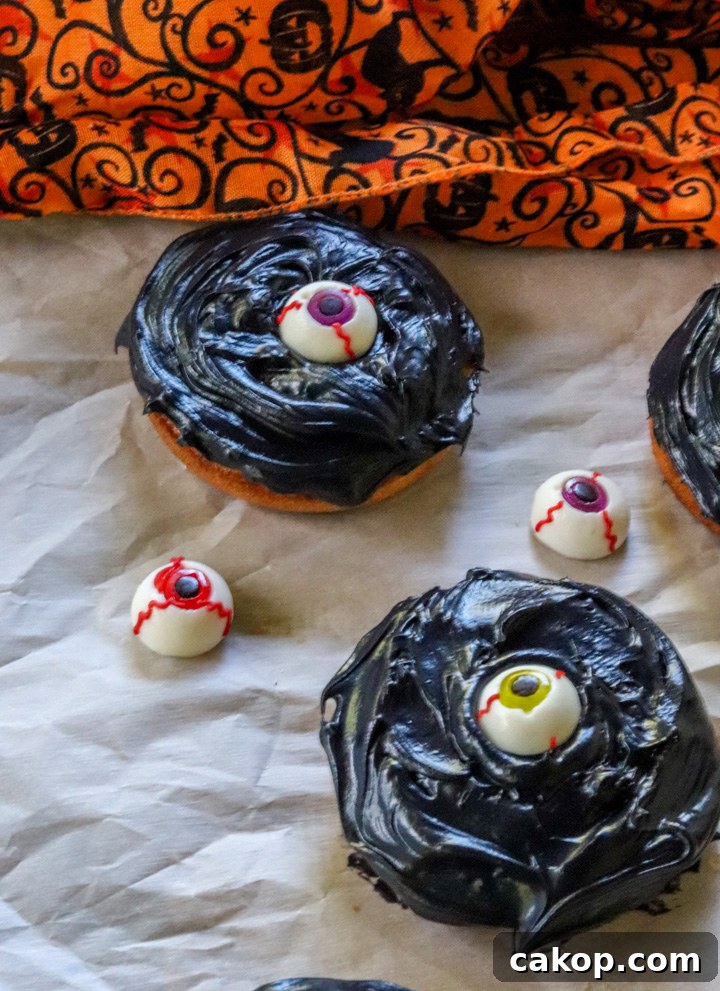 Creepy Eyeball Donuts Creepy Eyeball Donuts
